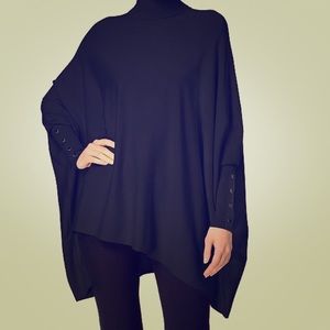 Alfani women’s turtleneck poncho sweater